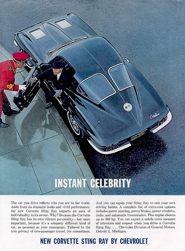 1963 Corvette Advertisement