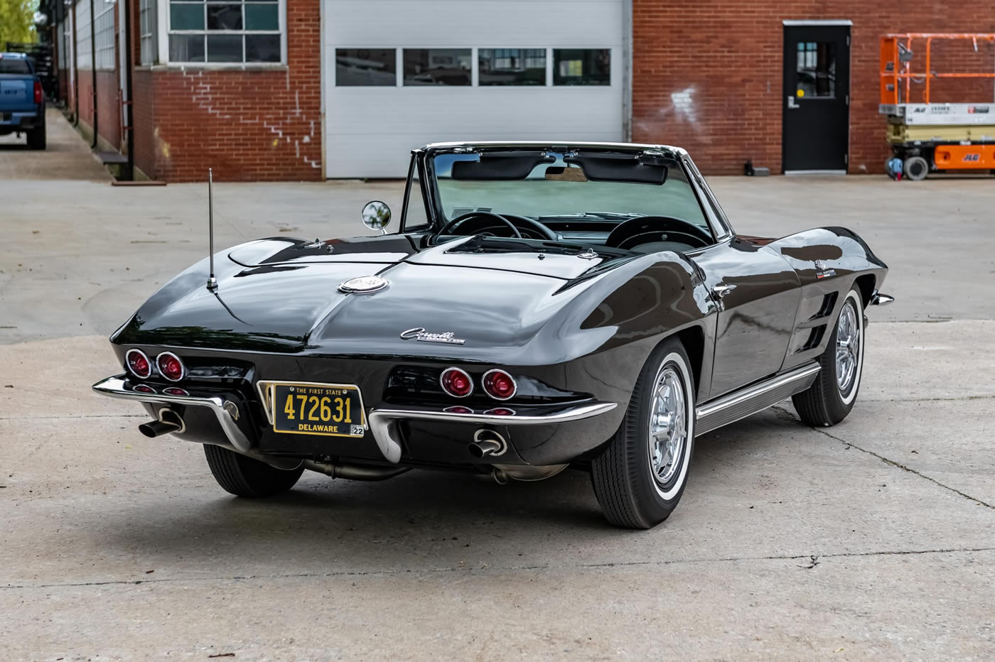 1963 Corvette Convertible 327/360 Fuelie 4-Speed in Tuxedo Black