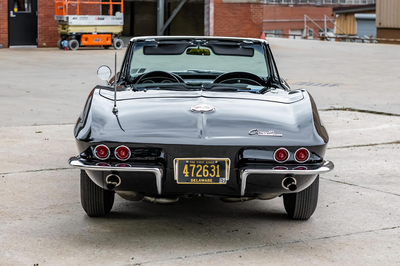 1963 Corvette Convertible 327/360 Fuelie 4-Speed in Tuxedo Black