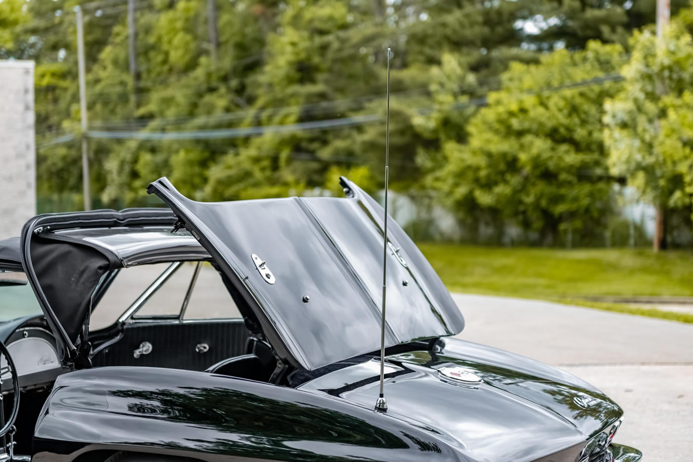 1963 Corvette Convertible 327/360 Fuelie 4-Speed in Tuxedo Black