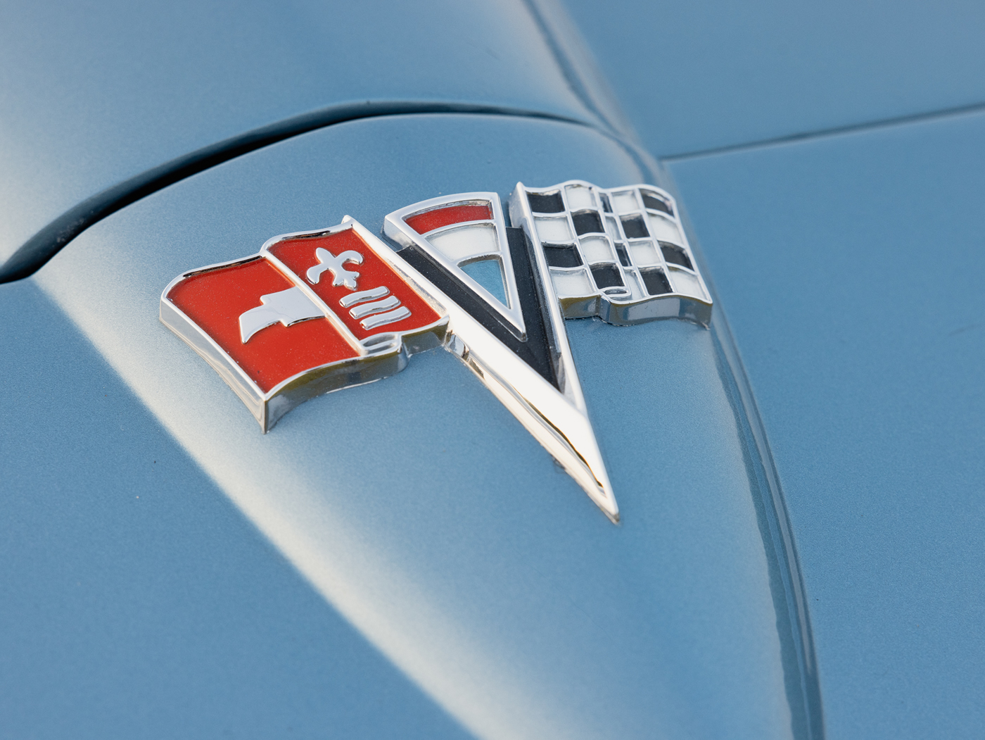 1963 Corvette Convertible in Silver Blue