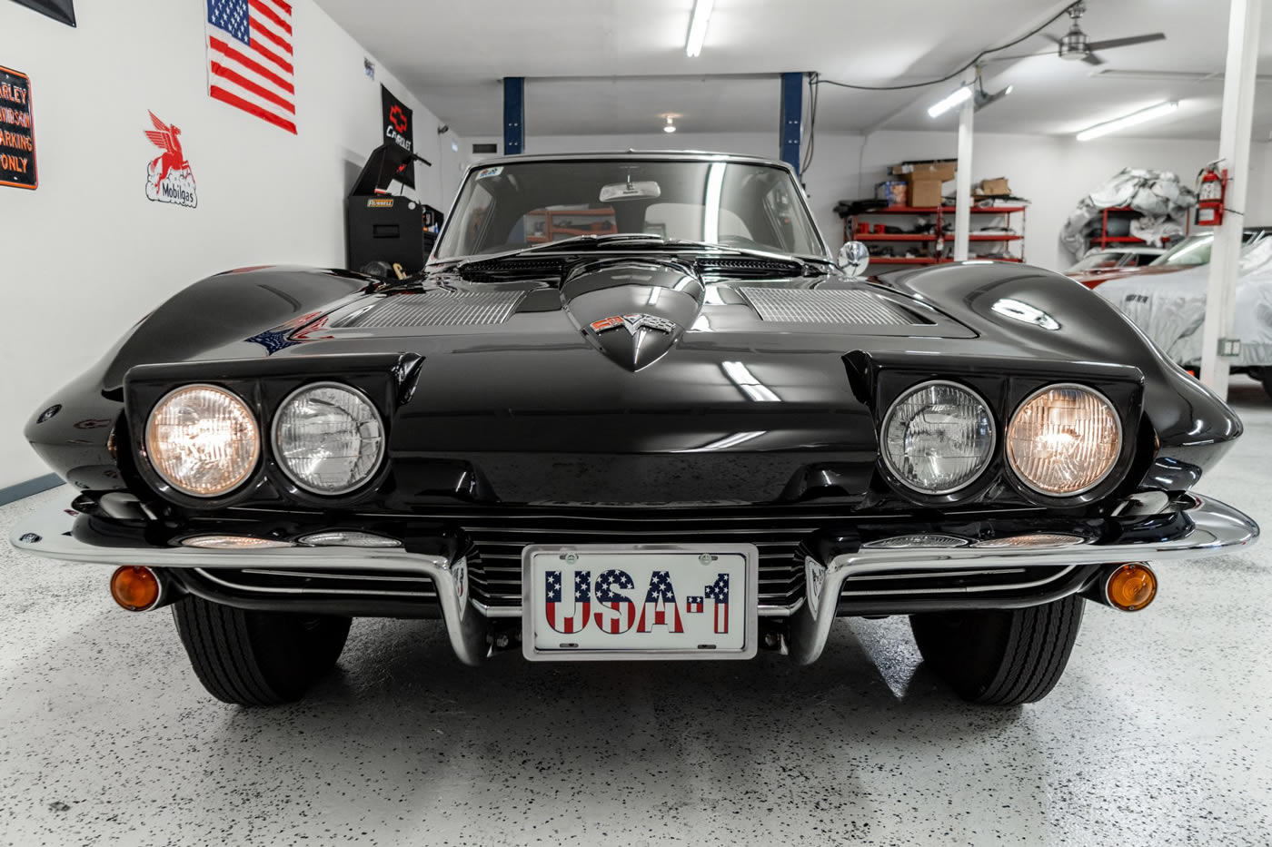 1963 Corvette Split-Window Coupe 327/360 Fuelie 4-Speed in Tuxedo Black