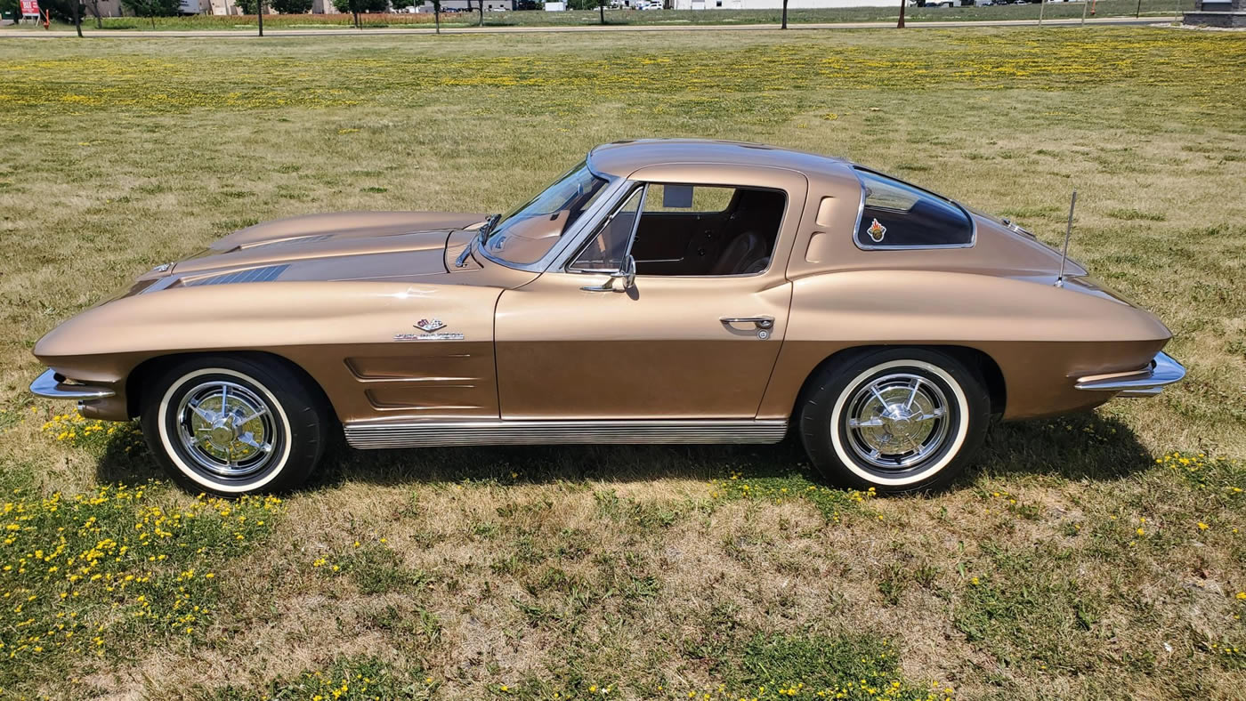 1963 Corvette Split Window Coupe in Saddle Tan