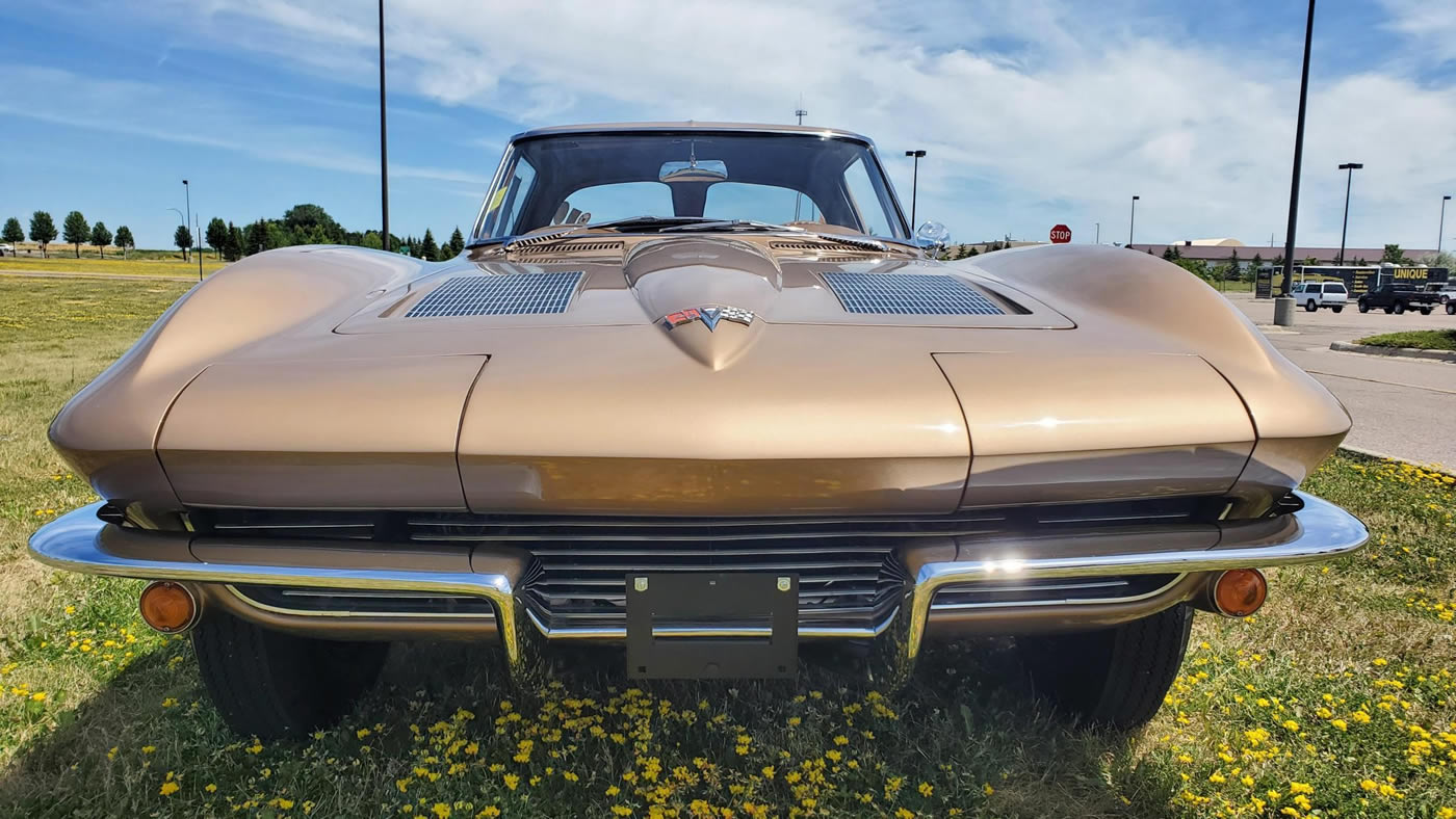 1963 Corvette Split Window Coupe in Saddle Tan