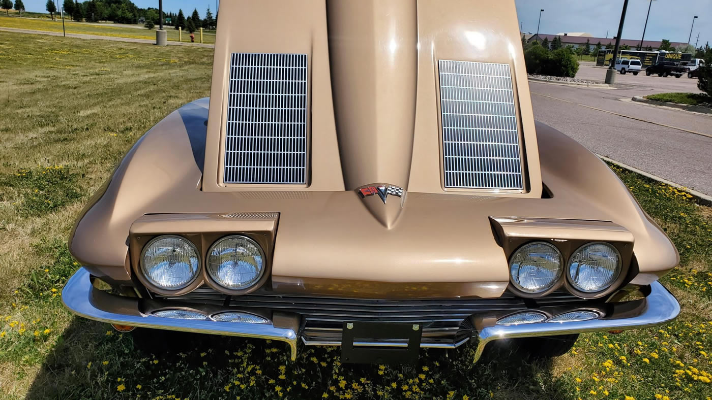 1963 Corvette Split Window Coupe in Saddle Tan