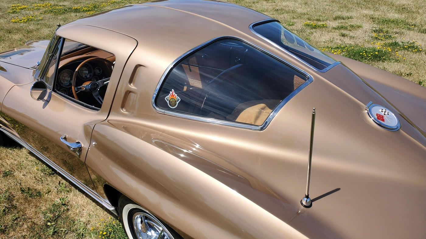 1963 Corvette Split Window Coupe in Saddle Tan