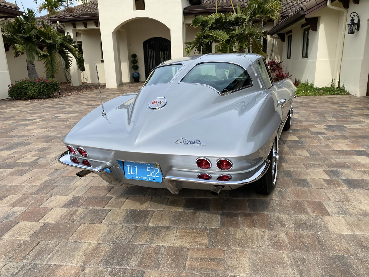 1963 Corvette Split Window Coupe in Sebring Silver