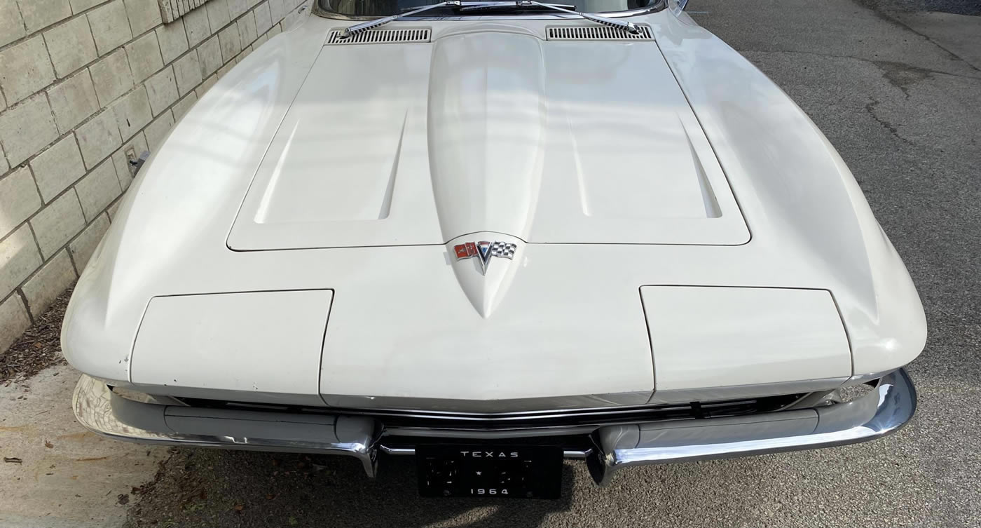 1964 Corvette Convertible 327/300 4-Speed in Ermine White