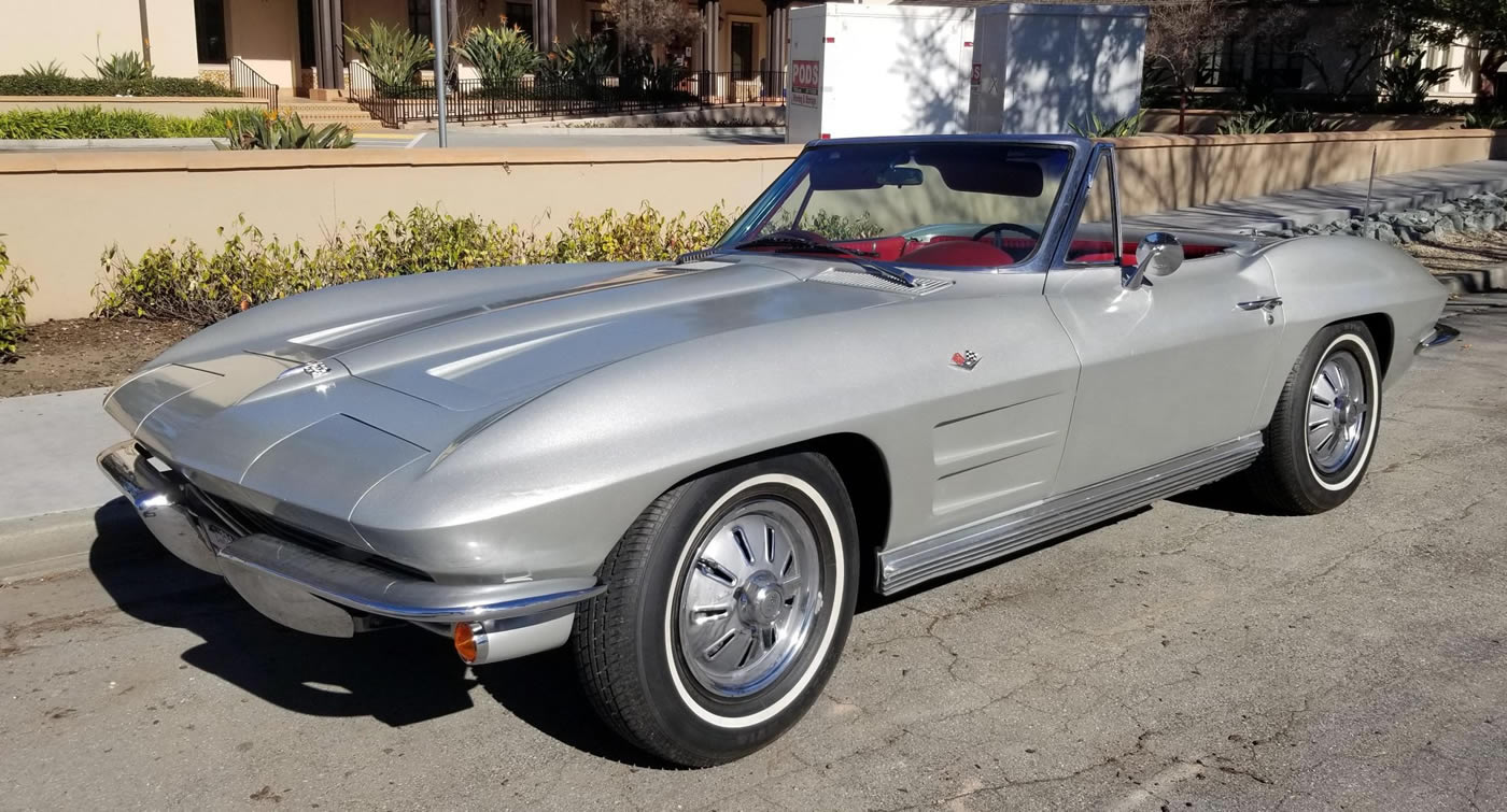 1964 Corvette Convertible in Satin Silver