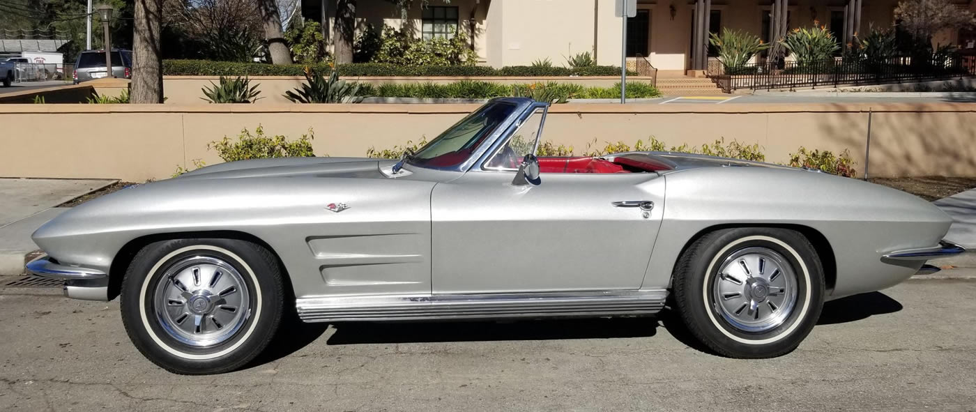 1964 Corvette Convertible in Satin Silver