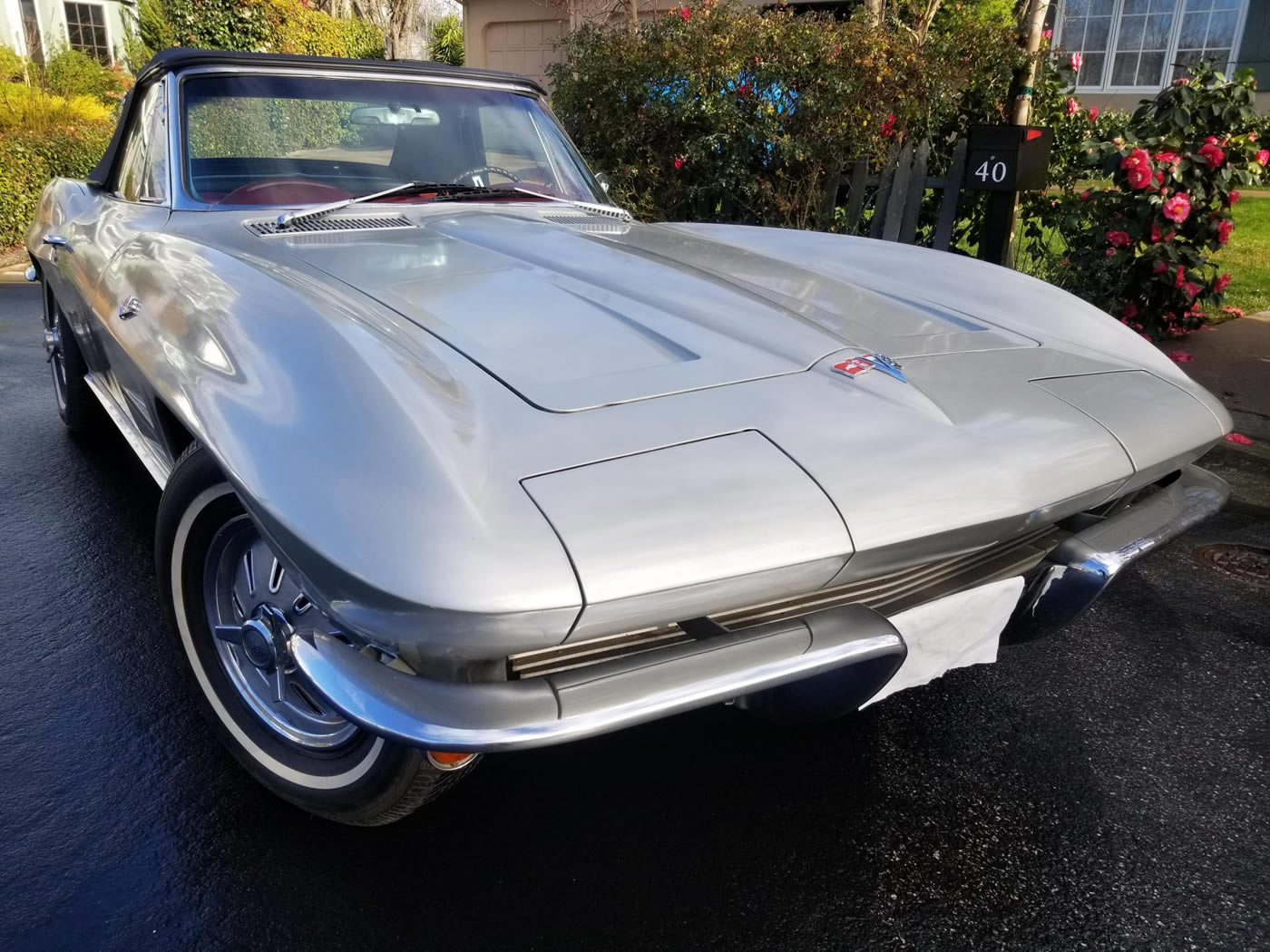 1964 Corvette Convertible in Satin Silver