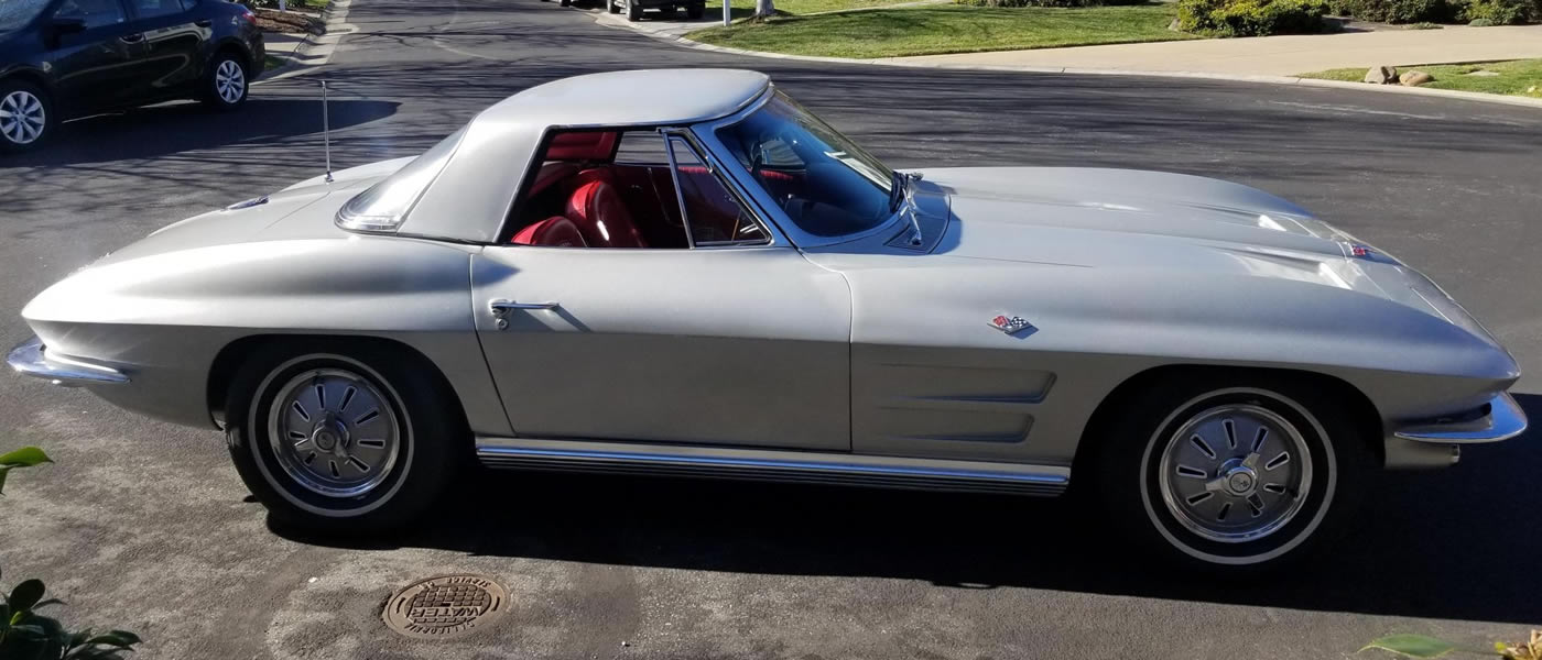 1964 Corvette Convertible in Satin Silver