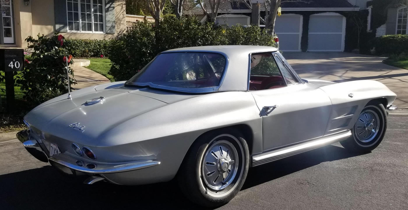 1964 Corvette Convertible in Satin Silver