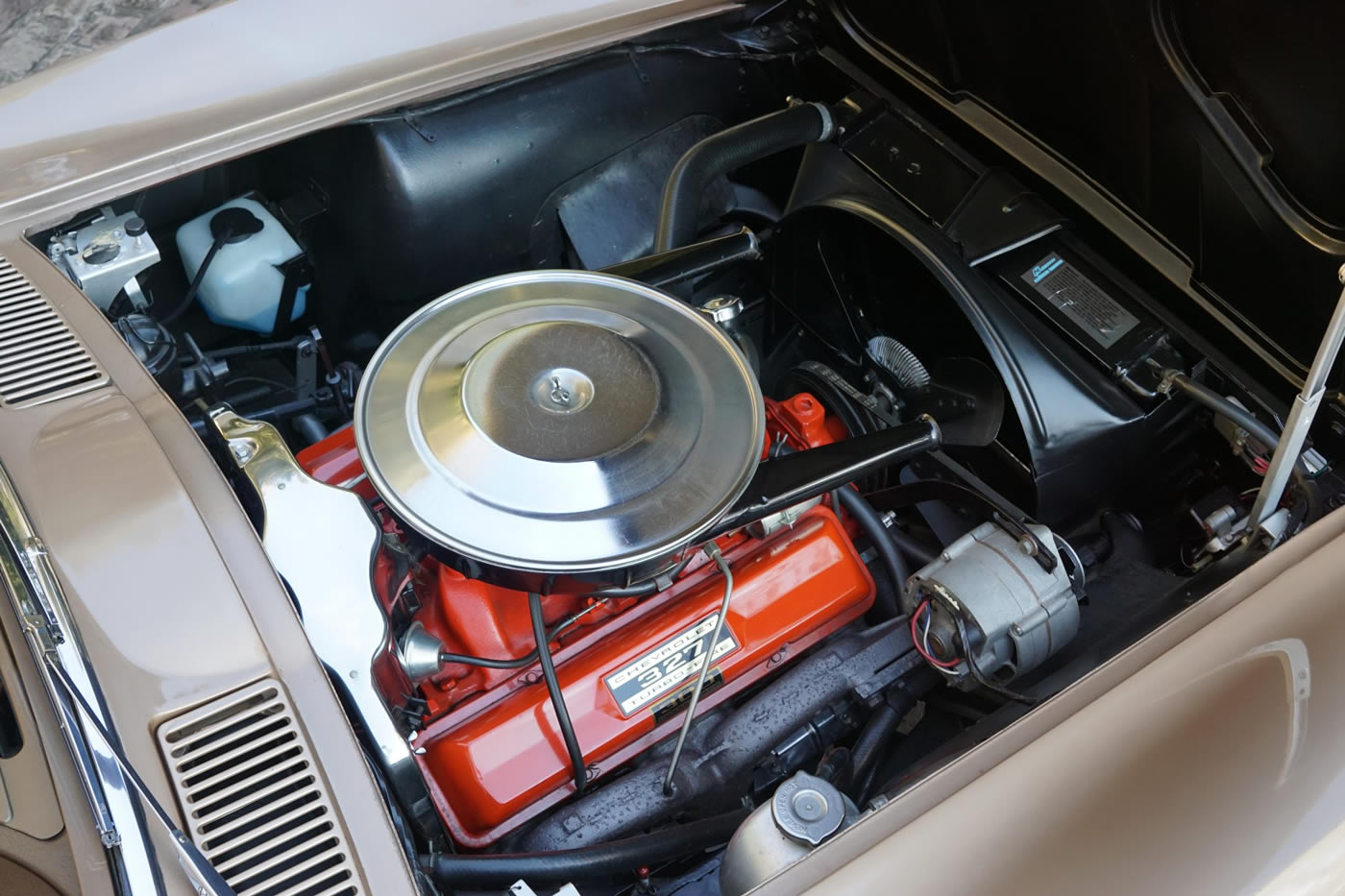 1964 Corvette Coupe 327/300 4-Speed in Saddle Tan