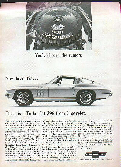 1965 Corvette Advertisement