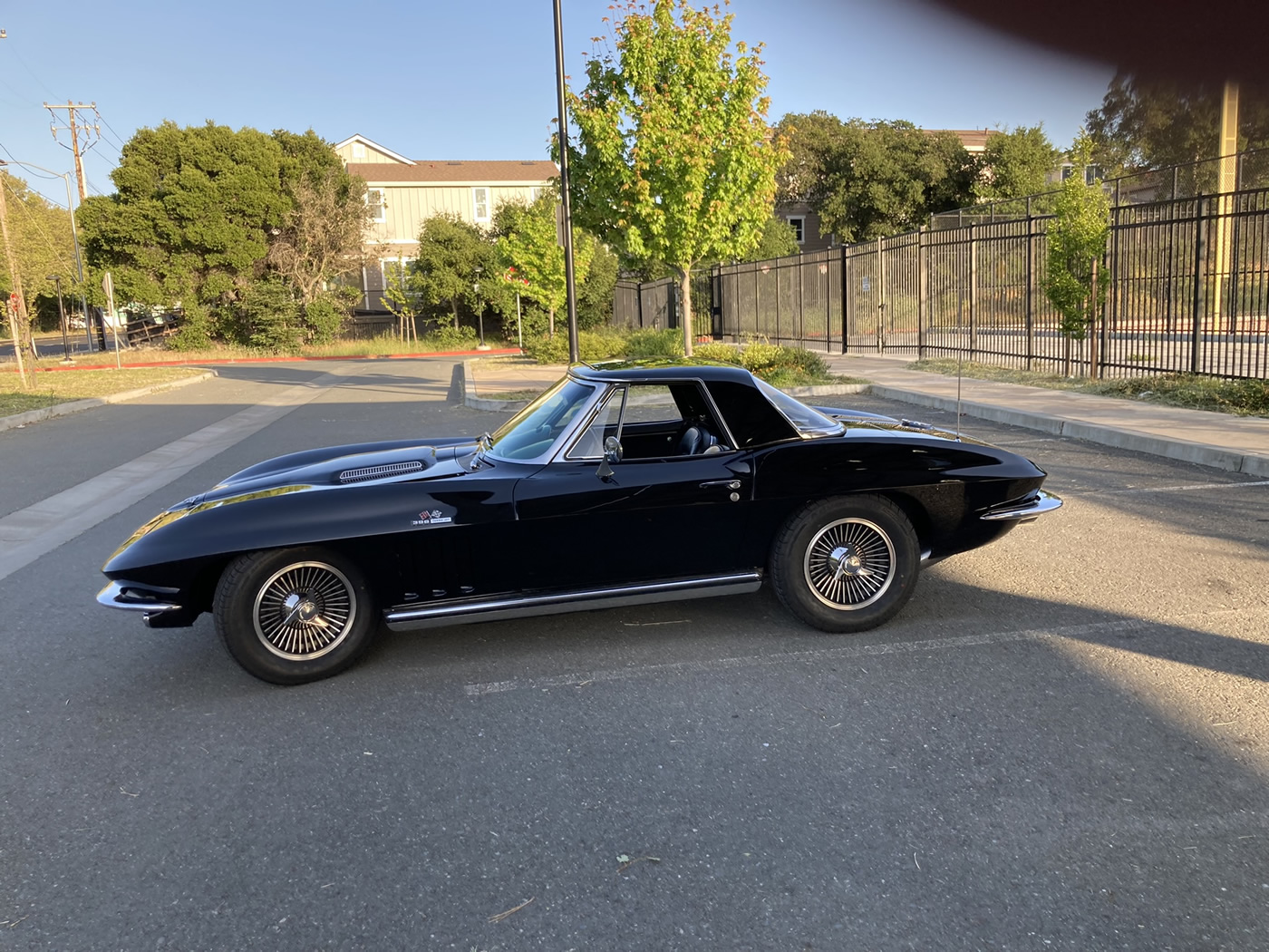 1965 Corvette Convertible 396 4-Speed in Tuxedo Black