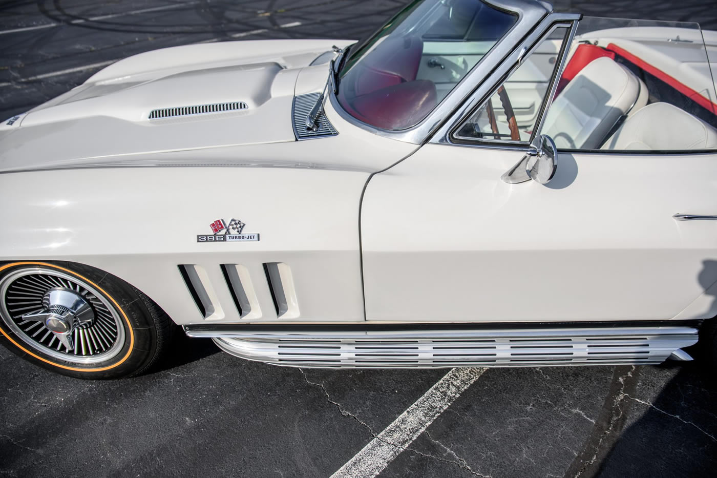 1965 Corvette Convertible 396/425 in Ermine White