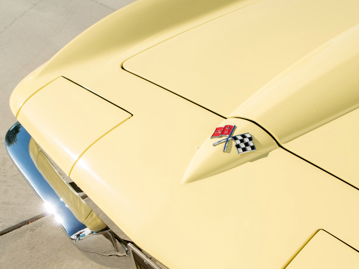 1965 Corvette Convertible in Goldwood Yellow