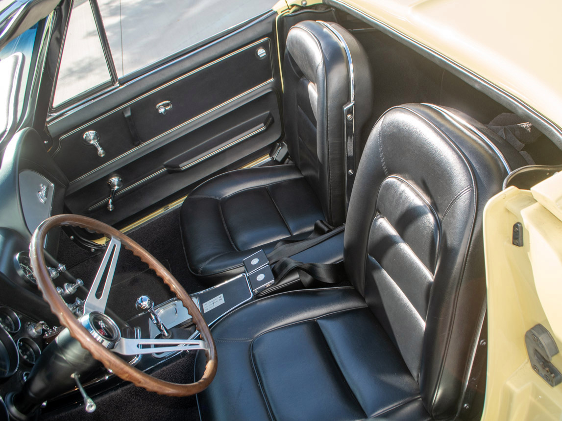 1965 Corvette Convertible in Goldwood Yellow