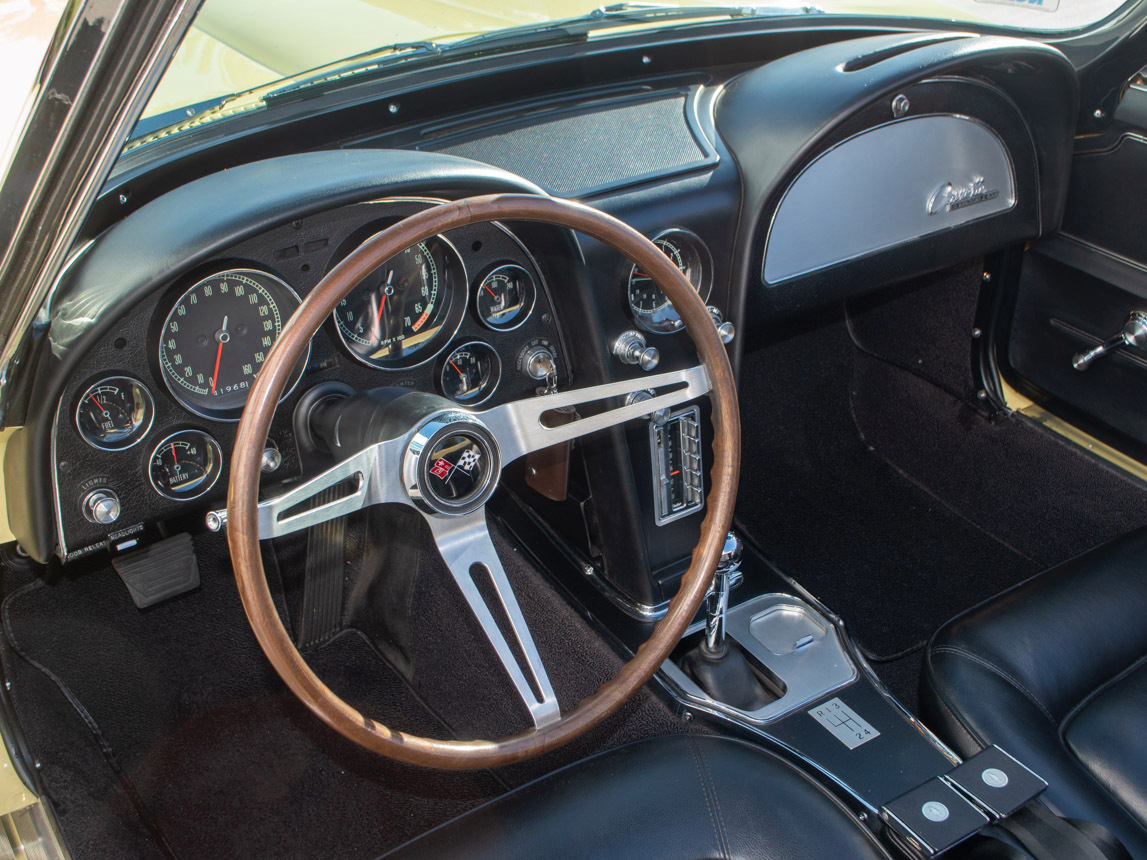 1965 Corvette Convertible in Goldwood Yellow