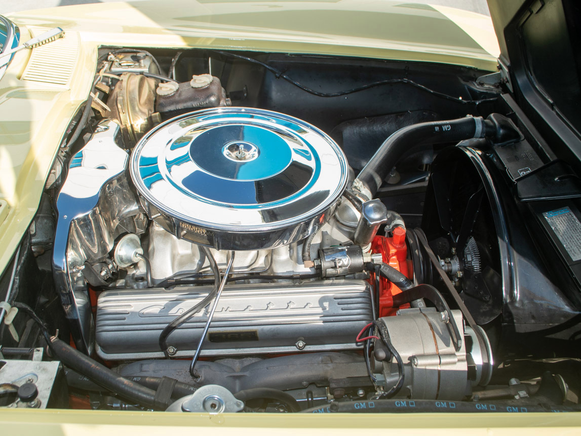 1965 Corvette Convertible in Goldwood Yellow