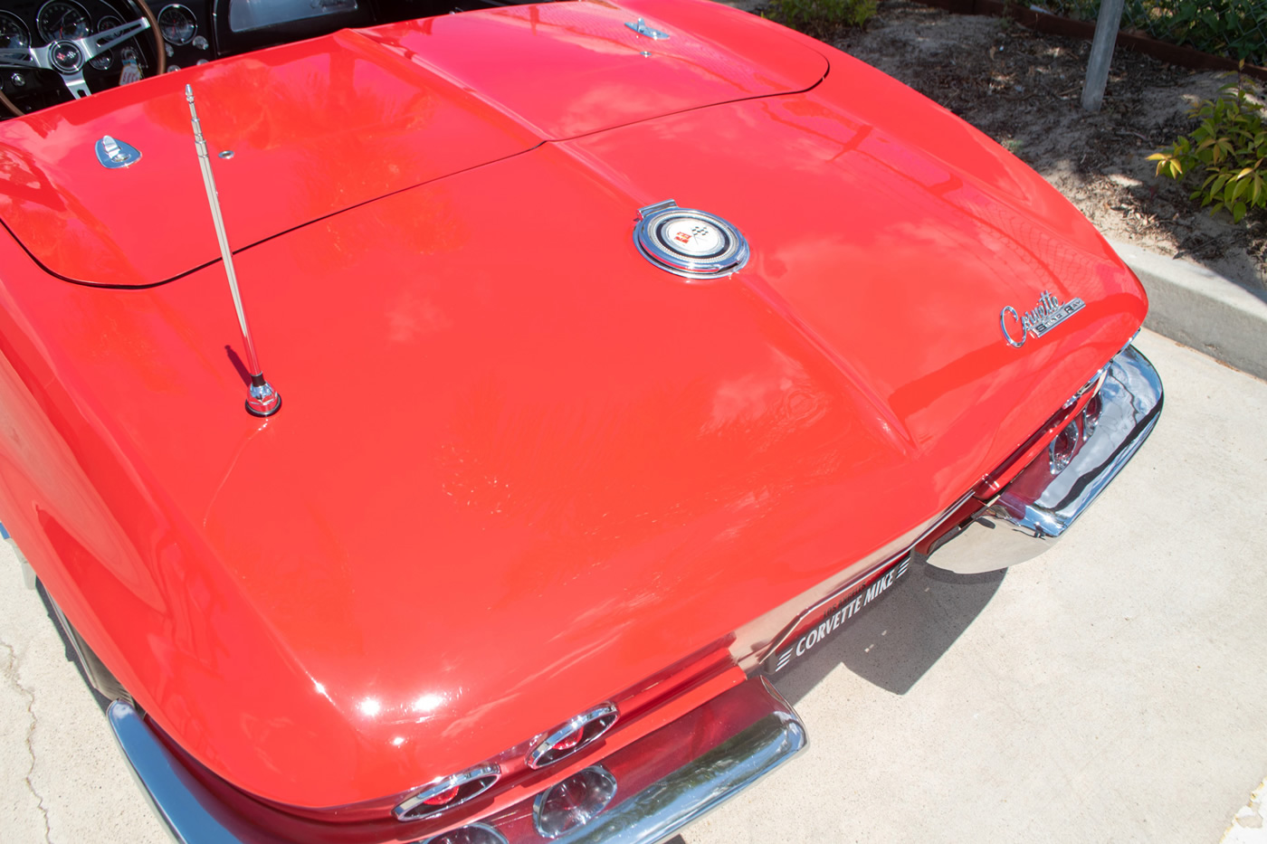 1965 Corvette Convertible in Rally Red