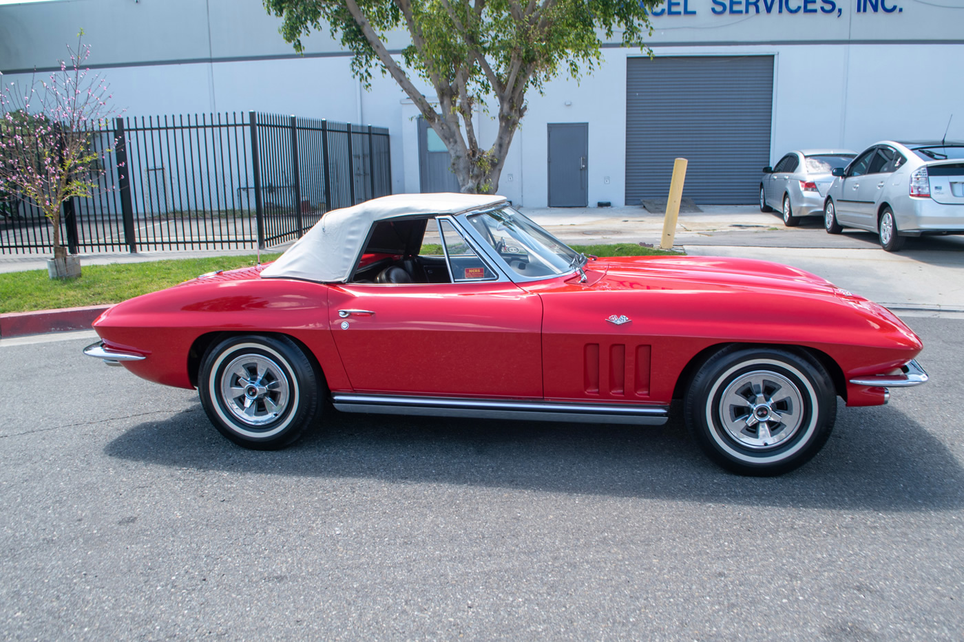 1965 Corvette Convertible in Rally Red