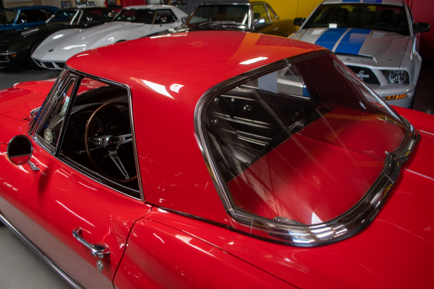 1965 Corvette Convertible in Rally Red