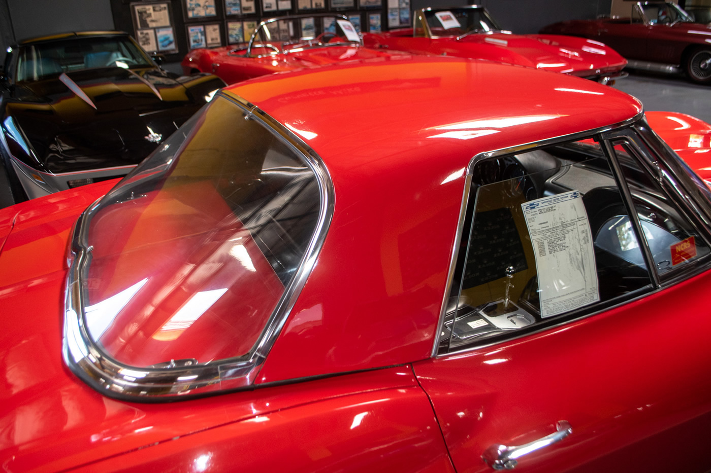 1965 Corvette Convertible in Rally Red