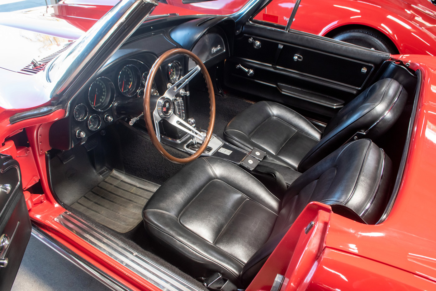 1965 Corvette Convertible in Rally Red