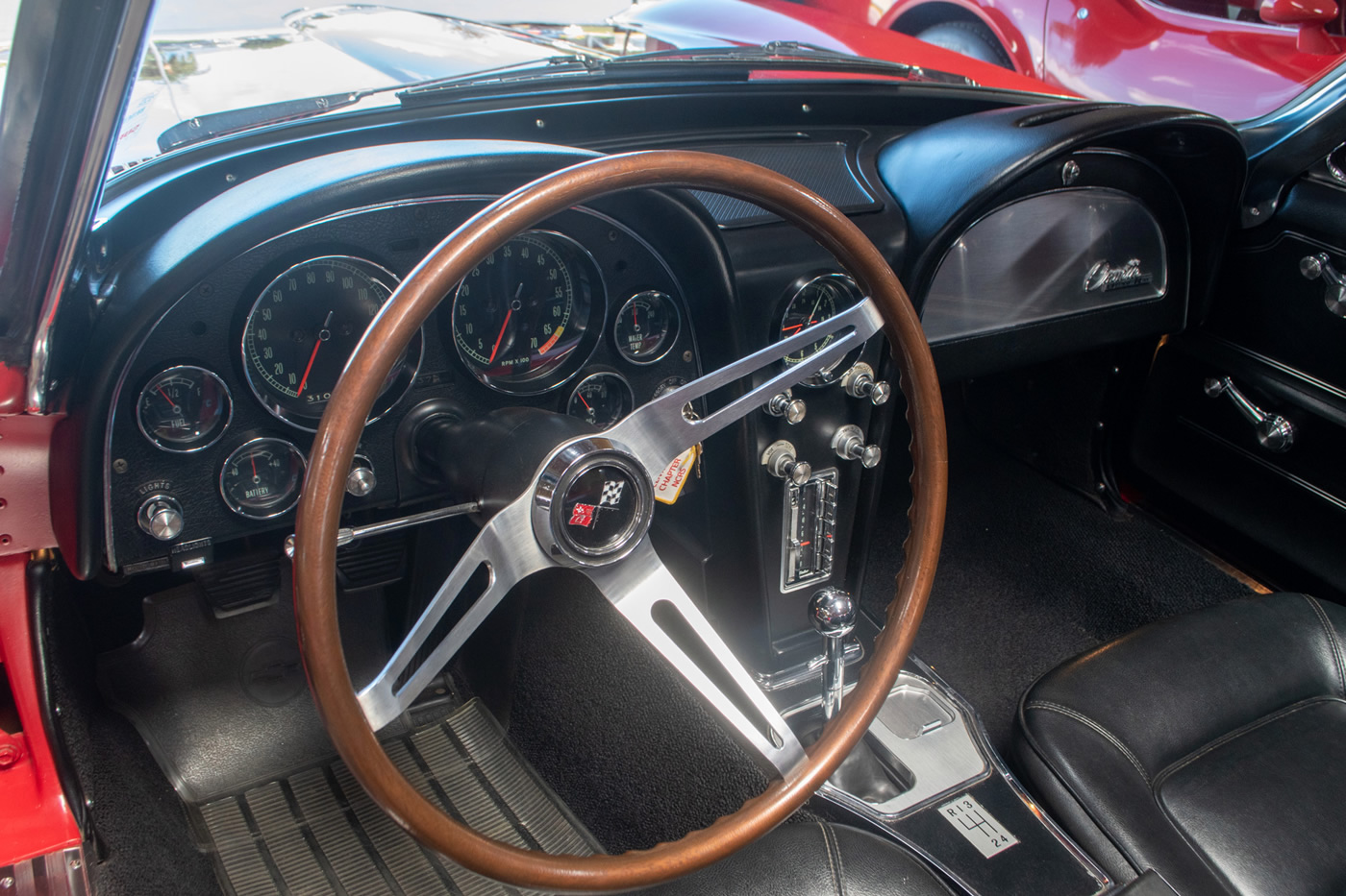 1965 Corvette Convertible in Rally Red