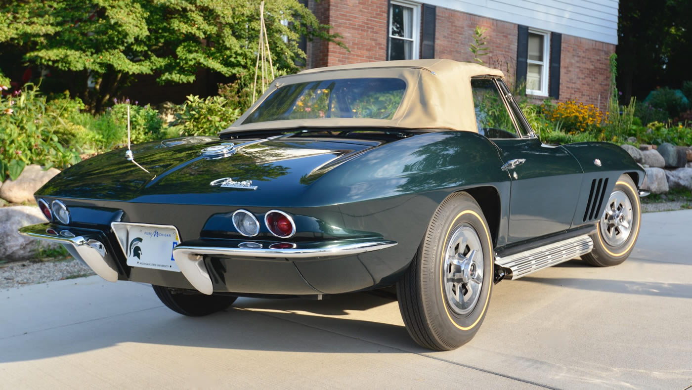 1965 Corvette Convertible L75 327/300 4-Speed in Glen Green