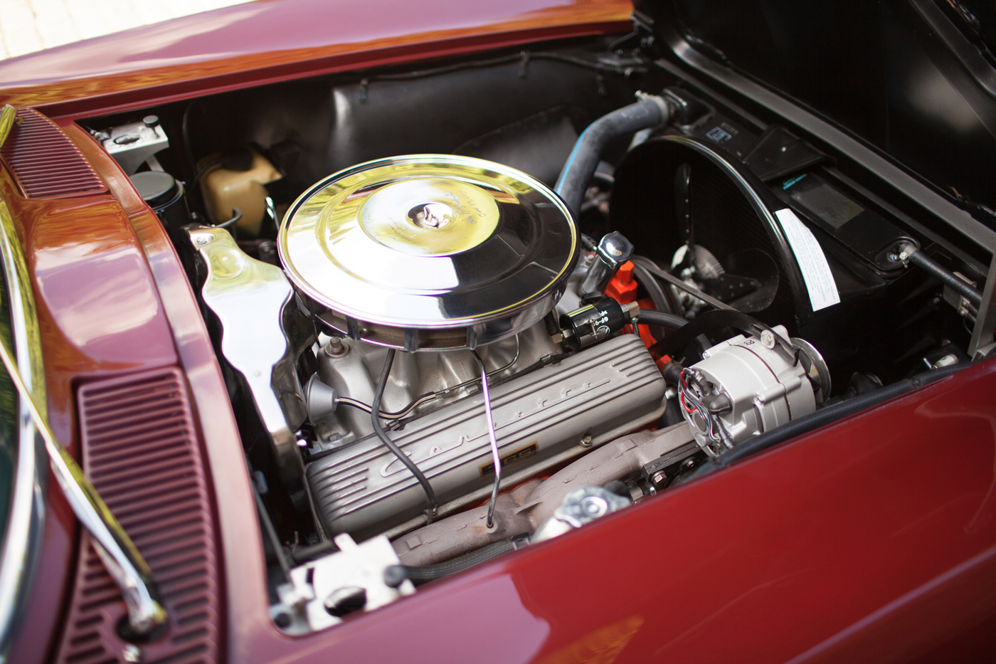 1965 Corvette Convertible L76 327/365 4-Speed in Milano Maroon