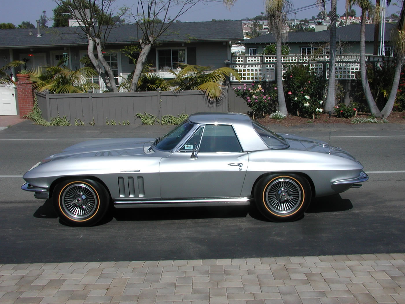 1965 Corvette Convertible L84 Fuelie in Silver Pearl