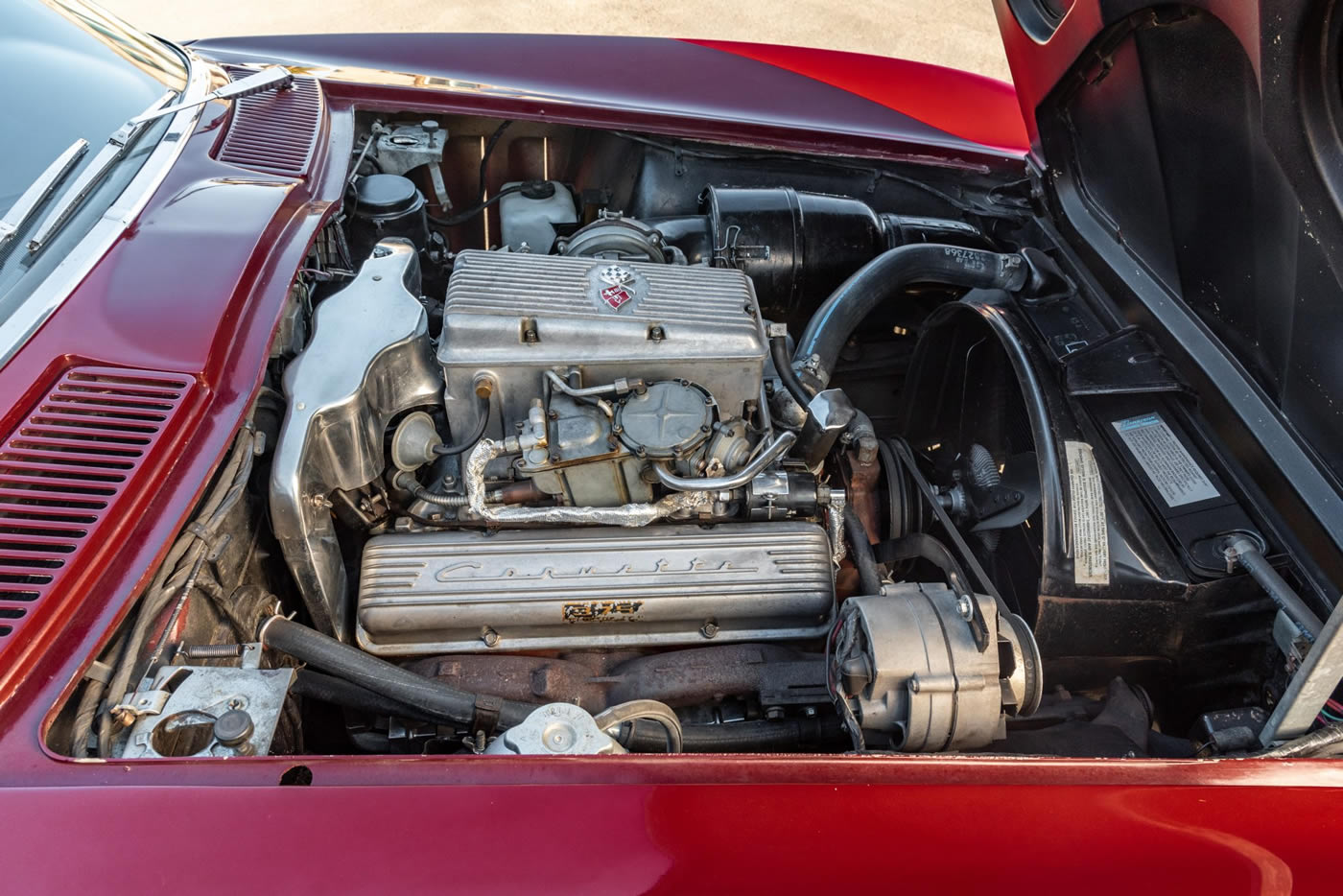 1965 Corvette Coupe in Milano Maroon
