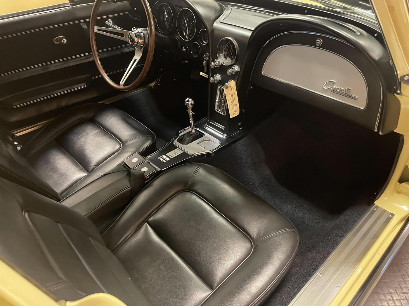 1965 Corvette Coupe L76 327/365 4-Speed in Goldwood Yellow