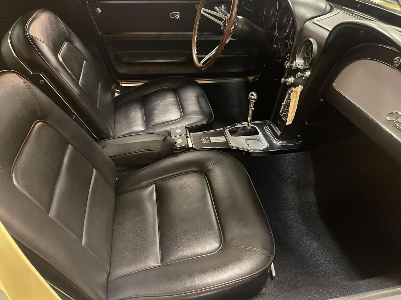 1965 Corvette Coupe L76 327/365 4-Speed in Goldwood Yellow