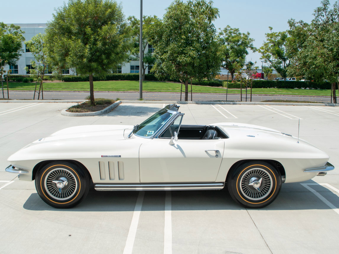 1965 Corvette L84 327/375 Fuelie Convertible 4-Speed in Ermine White