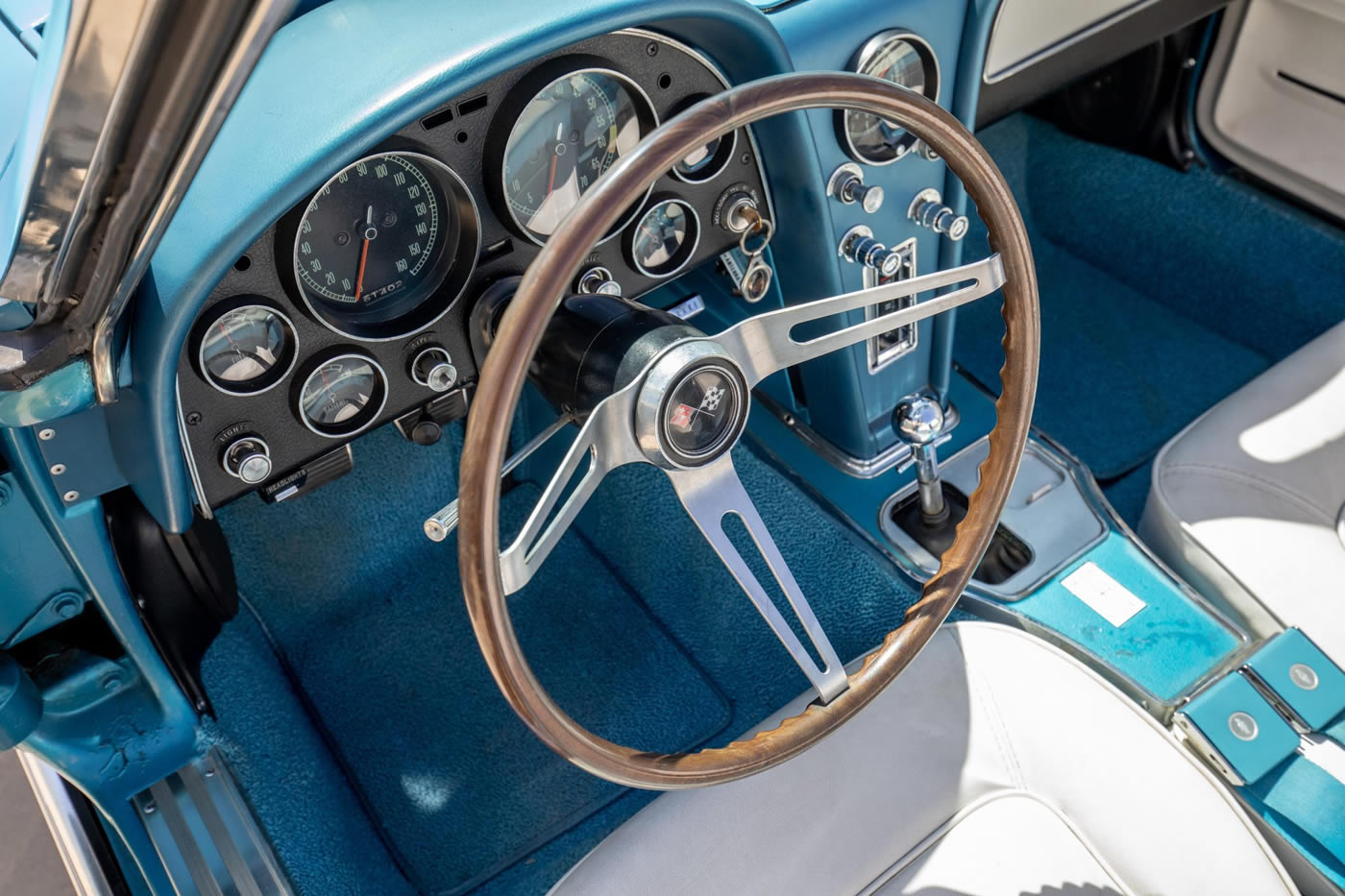 1965 Corvette Stingray Convertible in Nassau Blue