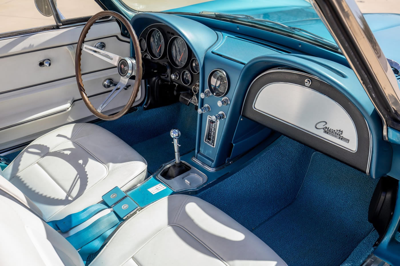 1965 Corvette Stingray Convertible in Nassau Blue
