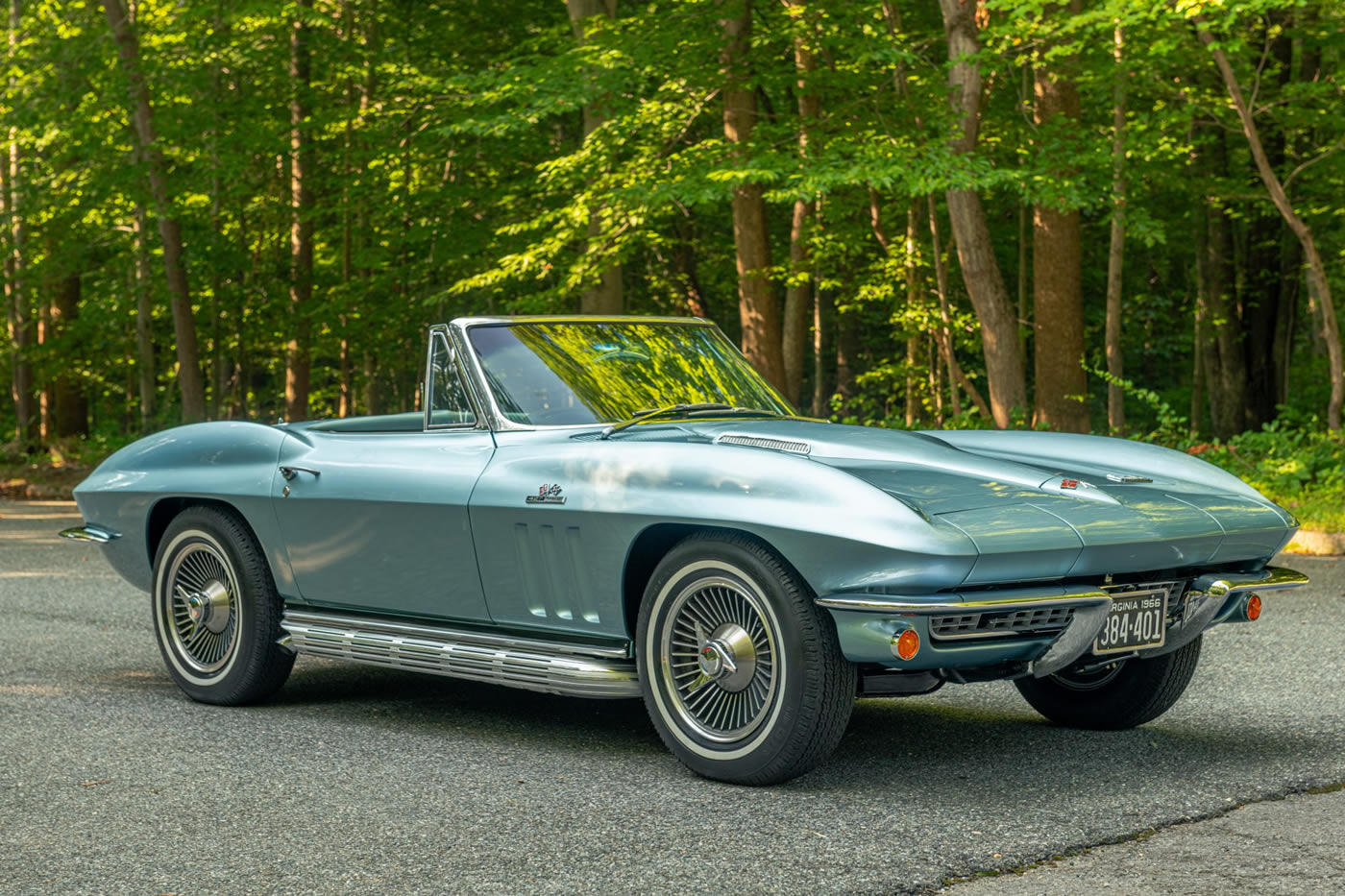 1966 Corvette Convertible 427/390 4-Speed in Trophy Blue