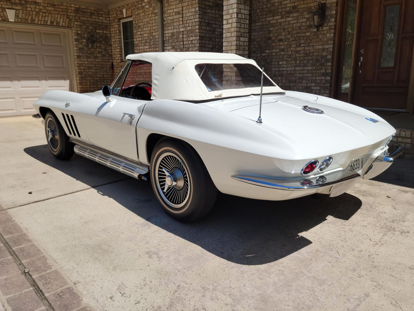 1966 Corvette Convertible in Ermine White