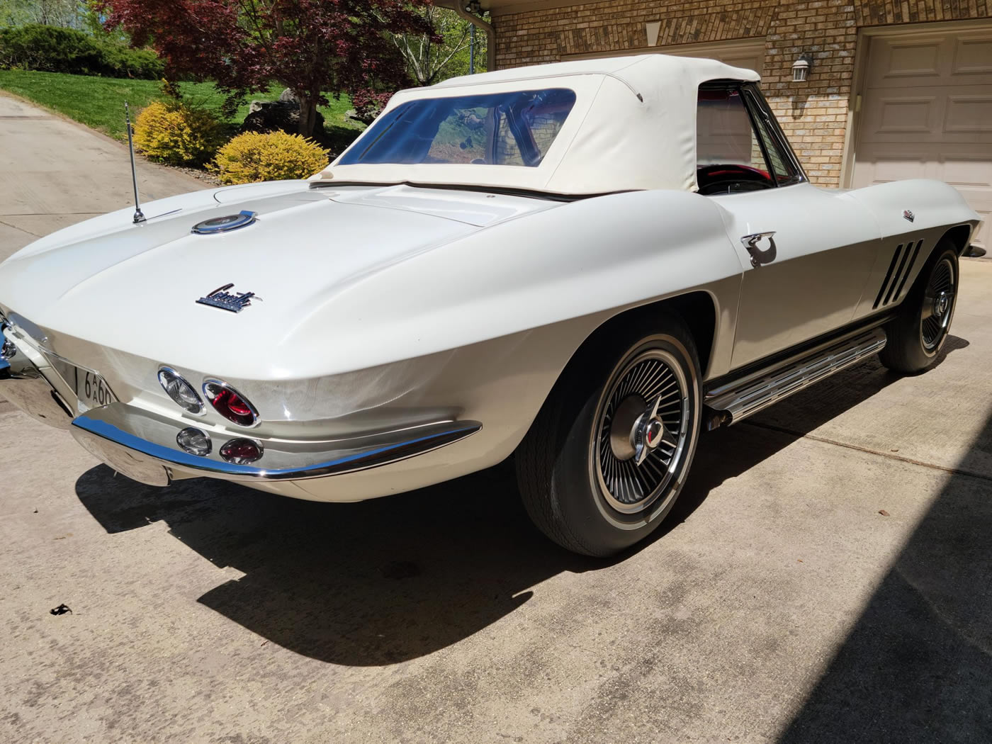 1966 Corvette Convertible in Ermine White