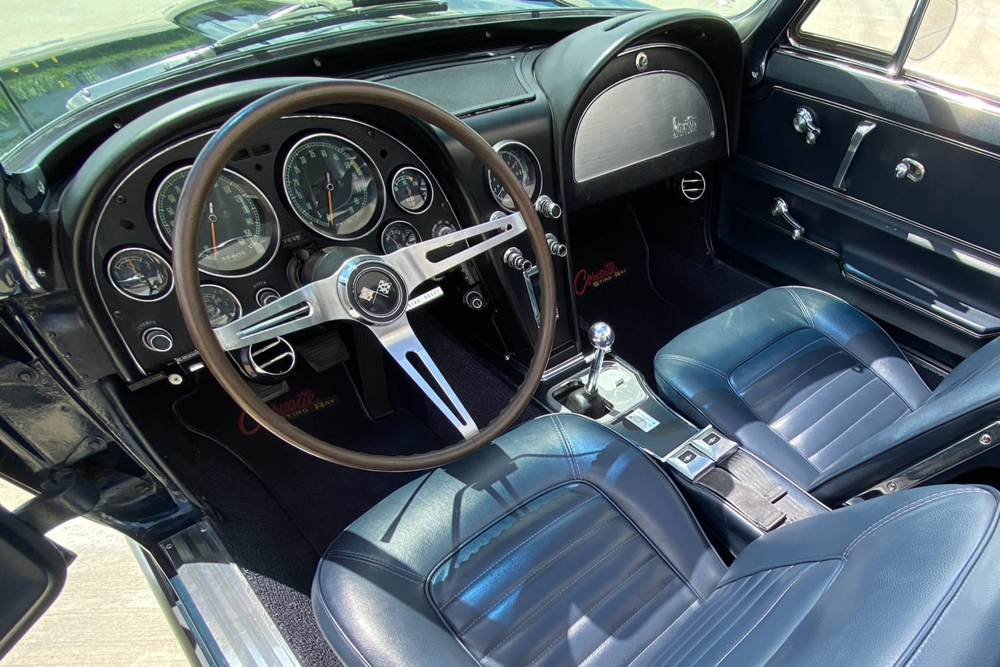 1966 Corvette Convertible in Laguna Blue