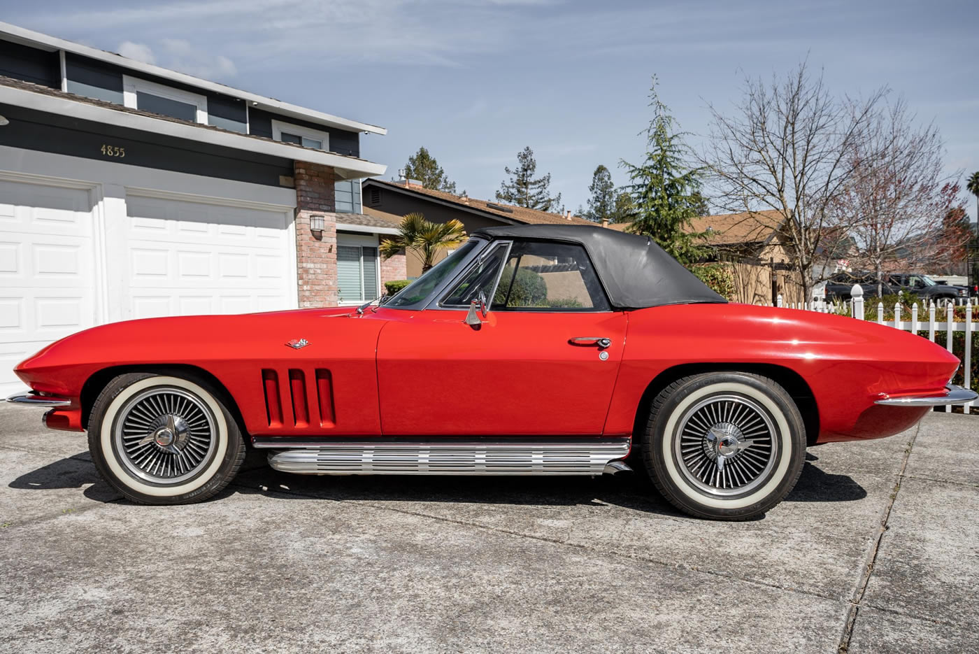 1966 Corvette Convertible in Rally Red