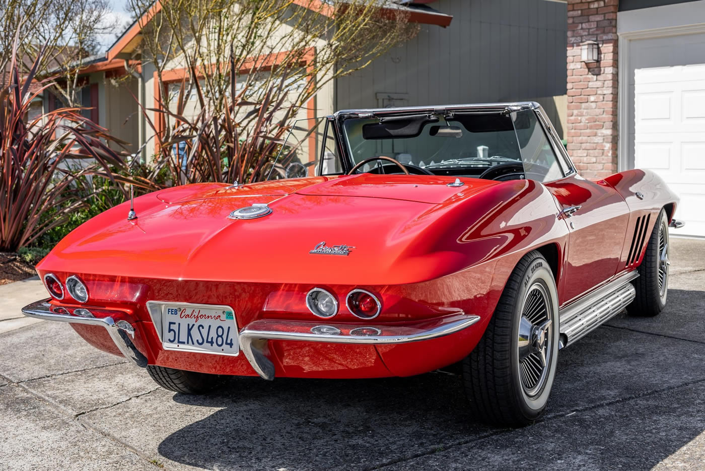 red corvette ride on