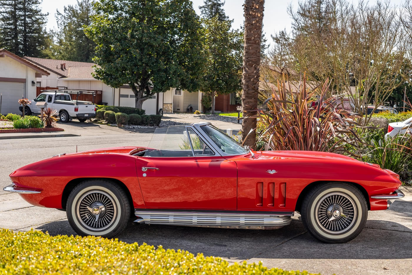 1966 Corvette Convertible in Rally Red