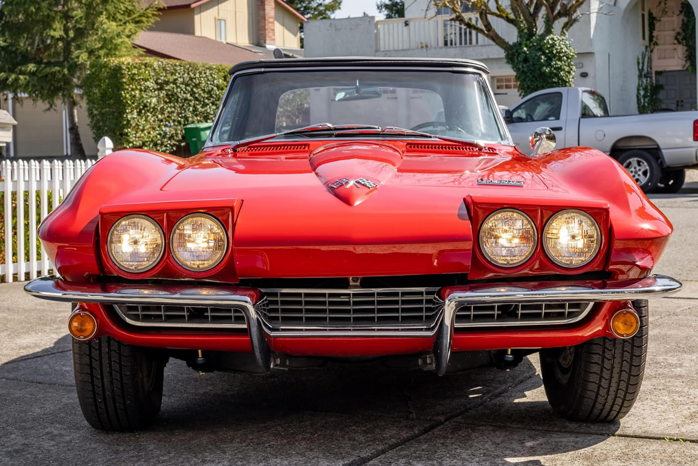 1966 Corvette Convertible in Rally Red