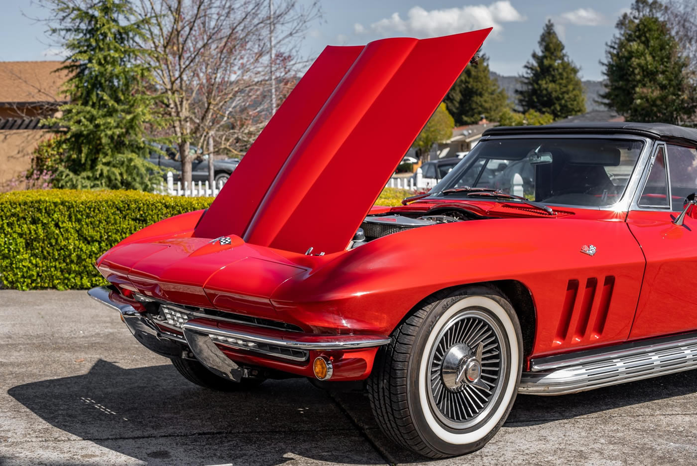 1966 Corvette Convertible in Rally Red