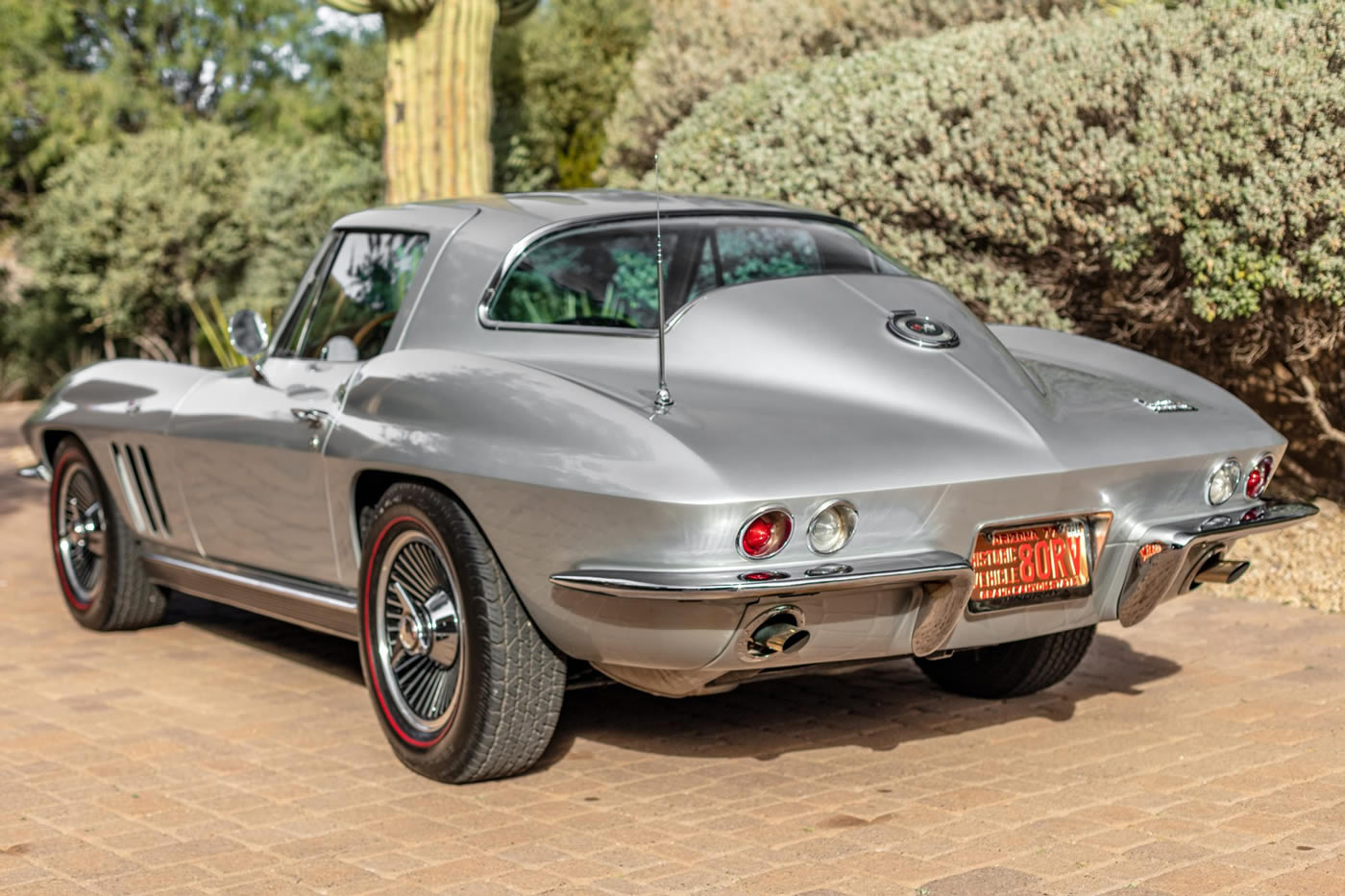 1966 Corvette Coupe in Silver Pearl